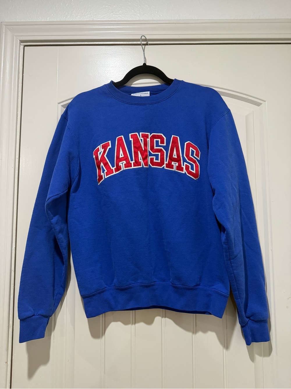 Champion Blue Crewneck Sweatshirt with White Tag